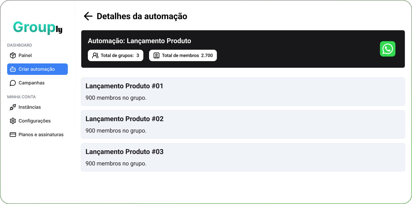 Detalhes de como funciona as automações